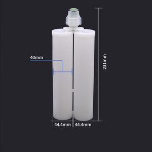 Tubo de disipación de adhesivo, paquete doble de cartucho vacío de 400 M1:1, tubo de disipación de adhesivo - Product Image 3