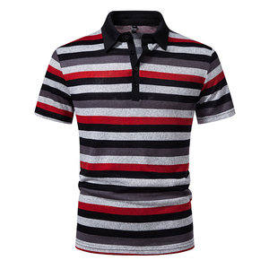 078 2026 Ultimo Stile di Abbigliamento Estivo da Uomo, Camicie a Maniche Corte con Motivo a Righe di Alta Qualità - Product Image 4