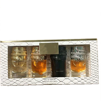 Coffret cadeau Eau de Parfum 30ml x 4 pièces, parfum oriental boisé, spray longue durée, parfum unisexe, parfum arabe