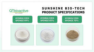 Polvo de extracto de esponja hidrolizada Reparación de belleza Cuidado DE LA PIEL Materia prima Espinillas de alta pureza - Product Image 2