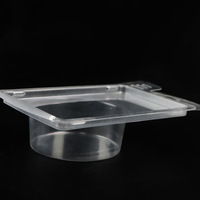 Fabricant d'emballage de boîtier à clapet en plastique transparent recyclable personnalisé