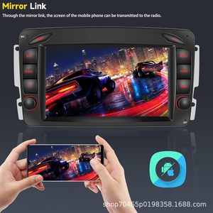 2 Din Android 14 auto Multimedia Radio Stereo Audio per <span class=keywords><strong>Mercedes</strong></span> Benz <span class=keywords><strong>Vito</strong></span> W203 VaneoClk <span class=keywords><strong>W639</strong></span> W168 W209 W210 GPS USB schermo Modulare - Product Image 3