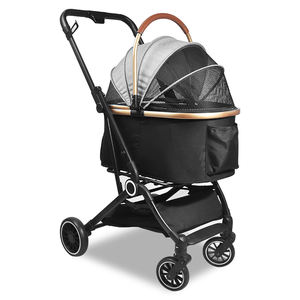 <span class=keywords><strong>2026</strong></span> उच्च गुणवत्ता तह चार पहिया हल्के पेट ट्रॉली वाहक कप धारक के साथ कप धारक - Product Image 1