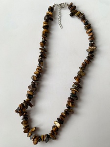 Colliers de perles en acier inoxydable à la mode avec cristaux naturels, bijoux colorés pour femmes, vente en gros - Product Image 6