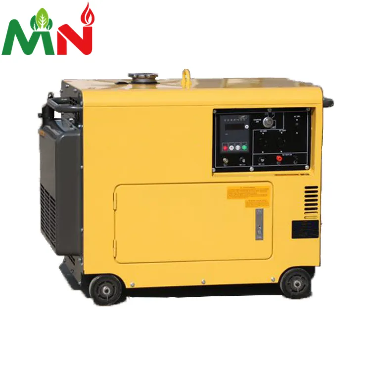 Silenzioso tipo di generatore diesel 7.5kw 7.5kva 7500w Generatore Diesel