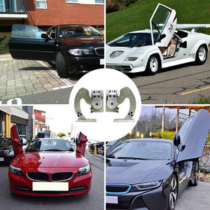 Kit Cerniere Universali per Portiere Lambo Automatiche Regolabili a 90 Gradi per Modifica <span class=keywords><strong>Auto</strong></span> - Product Image 4