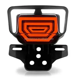 New Design Luces traseras de motocicleta CG GN Motorcycle Brake stopr running integrated LED tail Light CGL125 HJ150 CG150 CG125