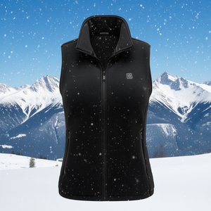 Chaleco Eléctrico Calefactable para Mujer, con Cierre de Cremallera, Ligero, para Invierno y Actividades al Aire Libre, 6 Zonas, 3 Niveles, Batería Recargable - Product Image 2