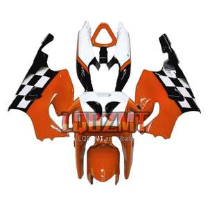 Carénage pour KAWASAKI NINJA ZX750 ZX 7R 750 CC ZX-7R <span class=keywords><strong>orange</strong></span> noir ZX7R 96 97 98 99 45No.118 ZX 7 <span class=keywords><strong>R</strong></span> ZX-750 2000 2001 <span class=keywords><strong>2002</strong></span> 2003 - Product Image 1