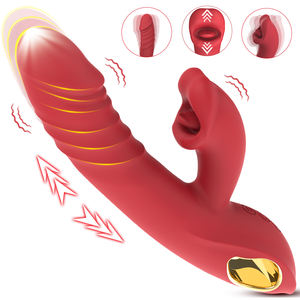 Großhandel Klitoris-Stimulator Vibratoren mit 10 Vibrations- & Stoßmodi und Leckzunge Sexspielzeuge - Product Image 1