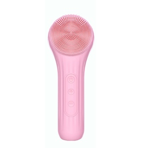 Food Grade Silica Gel Facial Cleansing Brush with Heating Massage Anti Microbial Deep Cleansing - Product Image 5