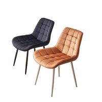 Fauteuil d'appoint moderne et confortable pour salon, fauteuil individuel rembourré avec ottoman intégré
