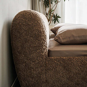 Комплект элитной мягкой мебели ручной работы для спальни: кровать размера «queen» или «твин» с обивкой, в простом и современном стиле - Product Image 6