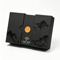 Boîte cadeau en carton recyclé écologique de qualité supérieure avec logo personnalisé, finition mate, vernis UV localisé, fermeture magnétique, cadeau de marque de luxe