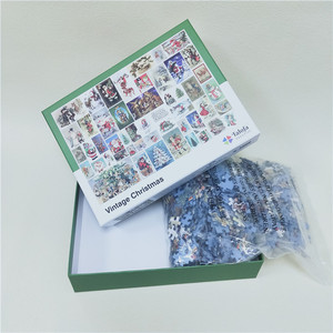 <span class=keywords><strong>Puzzle</strong></span> de <span class=keywords><strong>collage</strong></span> en papier éducatif sur le thème de Noël d'hiver personnalisé, 1000 pièces, pour adultes et familles - Product Image 2