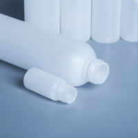 Bouteille à presser à couvercle ouvert en plastique HDPE 10ml 50ml 200ml 300ml bouteille de shampooing de savon à main à capuchon rabattable pour liquide de lotion pour le corps