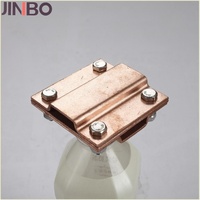 Collier de serrage carré en laiton pour câble, pince de fixation robuste pour câble de terre 25x3mm