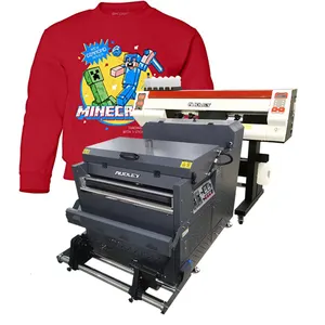 24 inch t shirt printing machine shaker air filter 2 head dtf machine printer