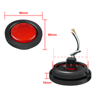 Kit de feux arrière pour remorque, feux d'avertissement pour camion, feux arrière à LED