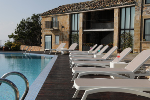 Canapé long pliant avec coussins d'extérieur, <span class=keywords><strong>chaise</strong></span> <span class=keywords><strong>à</strong></span> <span class=keywords><strong>bascule</strong></span>, pour plage - Product Image 3