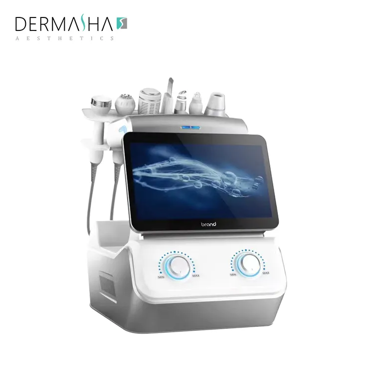 2023 più recente piccola macchina per l'analisi della pelle di bellezza per la pulizia profonda della terapia del viso con ossigeno a bolle