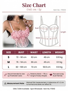 En stock Nouveauté 2026 Streetwear Corset pour <span class=keywords><strong>femme</strong></span> en <span class=keywords><strong>maille</strong></span> transparente avec fleurs en dentelle 3D faites main et design amincissant à la taille avec baleines - Product Image 6