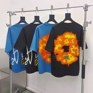 เสื้อยืดผู้ชายไซส์ใหญ่สีดำ หนัก คุณภาพสูง รับปักลายตามสั่ง ขายส่ง - Product Image 3