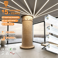 Fabrication directe d'usine OEM ODM, lumière linéaire LED à faisceau de 270 degrés, dimmable, taille personnalisée, montage en surface ou suspendu pour plafond de bureau moderne