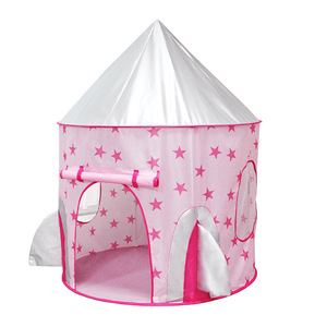 Tente de jeu à motif d'étoiles roses pour filles, château d'intérieur et d'extérieur, maison de jeu, jouet en tissu doux pour 2-4 ans - Product Image 5