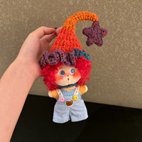 Saiter Dudu Puffy-Hair Doll Series Pendant Cute and Soft Plush Bag Charm Keychain Claw Machine Toy