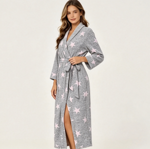 Women's Robe OEKO Tex / OCS Organic Cotton Bamboo <b>Bath</b> Robe for Women Wholesale Customizable Bathrobe Luxury Fluffy Warm - Product Image 3