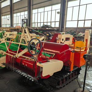 Máquina Cosechadora de Granos Motorizada de Alta Productividad y Durabilidad, Trilladora de Arroz y Soja, Cosechadora Combinada, Potencia de 16.4kw - Product Image 2