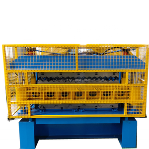 Anh Ireland <span class=keywords><strong>CE</strong></span> tiêu chuẩn hai lớp sóng ibr tấm Tường làm máy tạo hình PLC điều khiển động cơ mang 0.3-0.8mm - Product Image 6