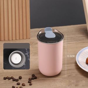 Petit gobelet isotherme en acier inoxydable de 300 ml avec poignée et bouchon à paille, 5 couleurs, design mignon et tendance, logo personnalisé pour voyage, bière, expresso - Product Image 3