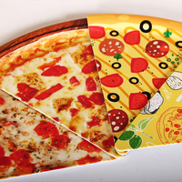 Assiettes à dîner en mélamine multicolore imprimé de logo personnalisé assiettes à pizza en mélamine pour restaurants couverts
