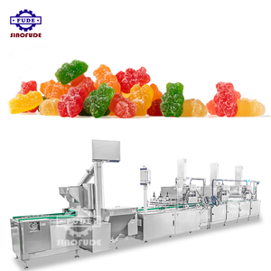 Ligne de production automatique de Machine de dépôt de bonbons gommeux Mogul d'amidon de gélatine de vitamine molle à haute efficacité entraînée par servo - Product Image 1