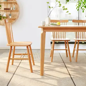 Dw1010 quanu mesa de jantar de madeira, conjunto de mesa de jantar de madeira sólida de carvalho natural