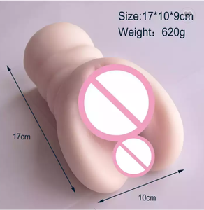 Masturbatore in Silicone a Forma di Bocca e Vagina, Giocattolo Sessuale con Clitoride Artificiale, Bambola dell'Amore in TPE, Masturbatore Vaginale per Uomo - Product Image 4