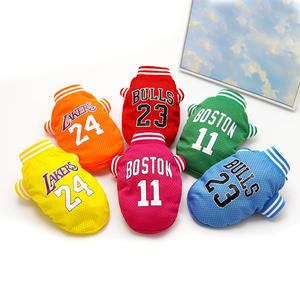 Chemise en maille pour chien Maillot de basket-ball d'été respirant Tenues pour animaux de compagnie Coupe de l'équipe mondiale Petit chien Imprimé Séchage rapide Teddy Cat Vêtements pour animaux de compagnie - Product Image 1