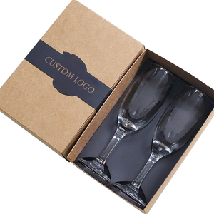 Sang Trọng Nắp Và Cơ Sở Hộp Tùy Chỉnh Cứng Nhắc Tông Hai Mảnh Bao Bì Với Satin Vải Chèn Cho Cốc Cốc Và Bộ Quà Tặng - Product Image 4