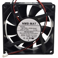 Ventilateur axial de refroidissement de la série NMB, neuf et original, compatible avec l'onduleur, haut débit d'air, étanche, 9 cm, DC24V, 5700 tr/min, 13,4 W