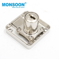 Accessoires de quincaillerie modernes, serrures de tiroir pour meubles, pour appartement, hôtel, salle de bain, école - Aluminium/Acier inoxydable/Alliage de zinc