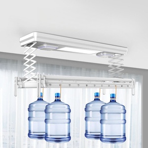 Aluminum alloy intelligent voice remote control lifting and retractable disinfection drying electric drying rack - Product Image 5