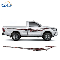 Autocollants en vinyle pour Toyota Hilux Pickup, modèles 1991, 1995, 2004, 2005, 2006, 2009, 2016, 2022, 2025, autocollants originaux pour les côtés de la carrosserie