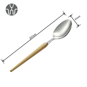 Bán buôn hiện đại phong cách nhà hàng <span class=keywords><strong>Flatware</strong></span> <span class=keywords><strong>sets</strong></span> tùy chỉnh 18/10 di động thiết lập dao kéo gỗ xử lý cho bữa ăn tối - Product Image 5