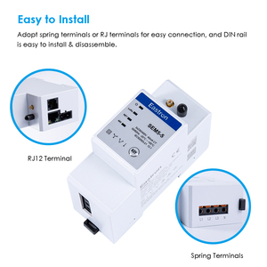 SEM5-5 CT hoạt động ba giai đoạn mét Dễ dàng bấm vào Bi-directional năng lượng điện mét cho quản lý điện năng Công nghiệp - Product Image 4
