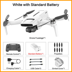 FIMI X8 Mini 4K Quadcopter with 3-Axis <b>Gimbal</b> 9KM FPV 245g Foldable GPS Quadcopter - Product Image 2