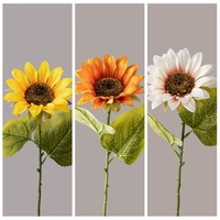 CL15103 Tournesol Artificiel Fleurs De Soie Décoration pour Fête De Mariage Jardin Maison Hôtel Bureau Décor