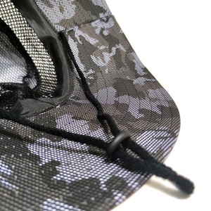 Adjustable Camouflage Safari Bucket <strong>Boonie</strong> Hat Summer Men Mesh Breathable Sun Protection Windproof Cycling Casual Fishing Hiking - Product Image 4