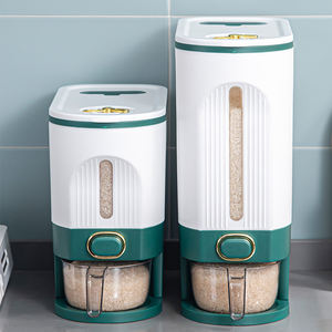 Récipient de stockage Offre Spéciale de grande capacité en <span class=keywords><strong>plastique</strong></span> étanche à l'humidité 5kg 10kg distributeur automatique de céréales et de riz - Product Image 3